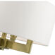 Cresthaven 4 Light 18 inch Antique Brass Pendant Chandelier Ceiling Light
