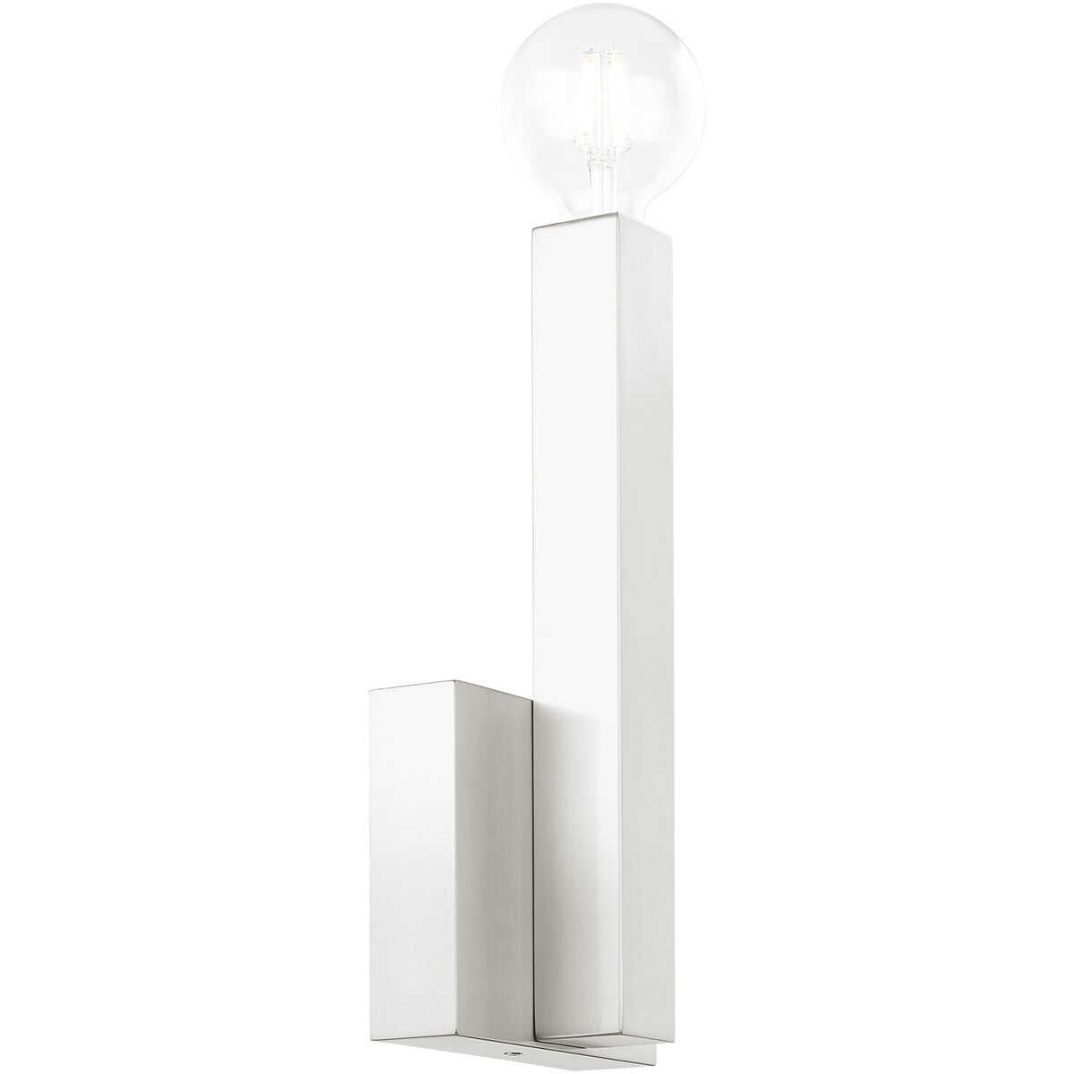 Solna 1 Light 6 inch Brushed Nickel ADA Sconce Wall Light