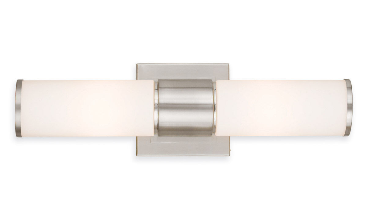 Weston 2 Light 17 inch Brushed Nickel ADA ADA Wall Sconce/ Bath Vanity Wall Light