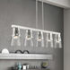 Bennington 5 Light 4.75 inch Brushed Nickel Large Linear Chandelier Ceiling Light