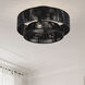 Florell 4 Light 21 inch Black Semi Flush Mount Ceiling Light, Extra Large