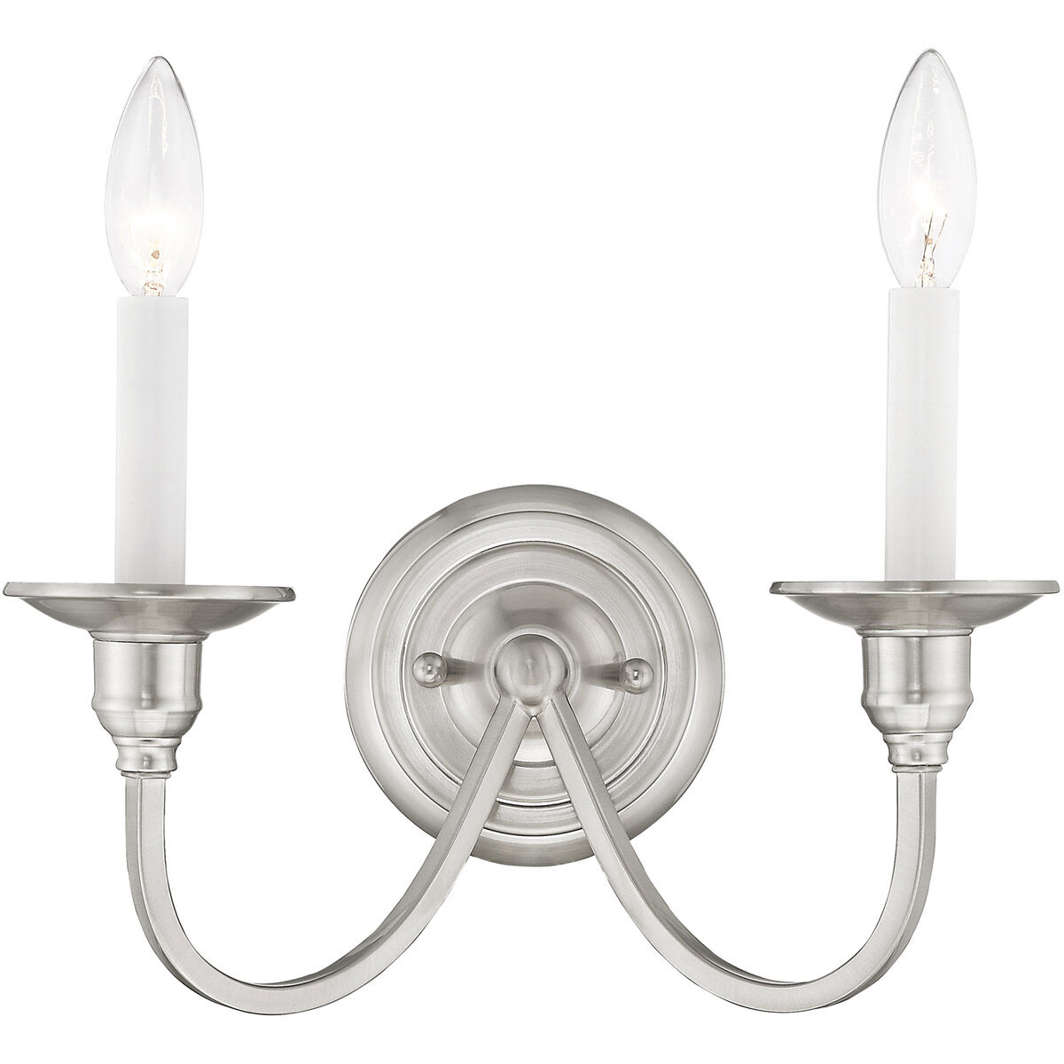 Cranford 2 Light 13 inch Brushed Nickel Wall Sconce Wall Light