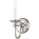 Cranford 1 Light 5 inch Brushed Nickel Wall Sconce Wall Light
