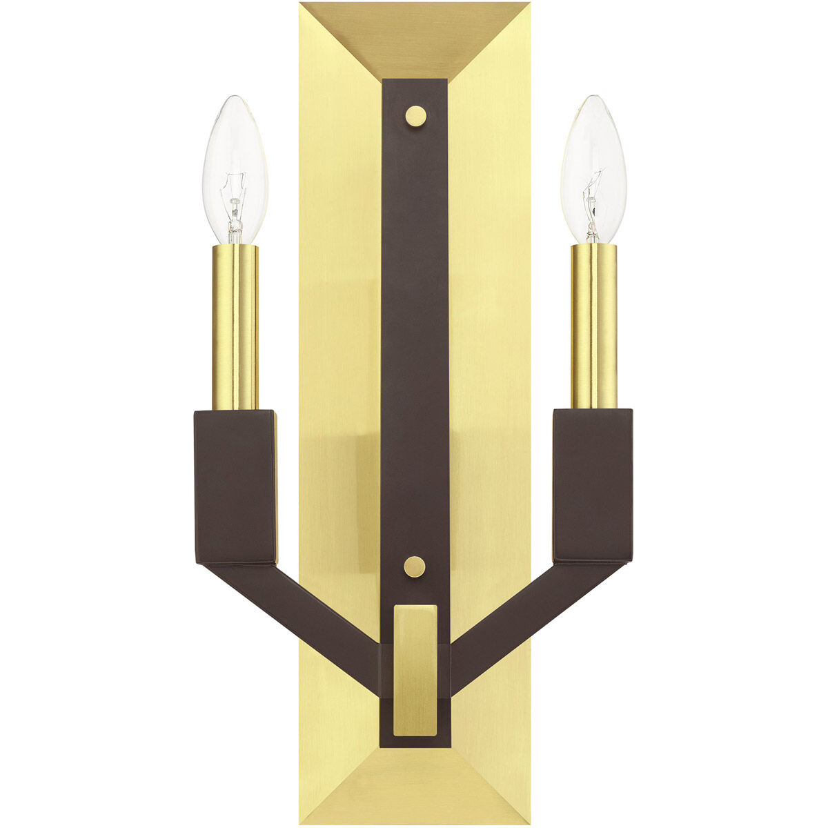 Beckett 2 Light 8 inch Satin Brass ADA ADA Double Sconce Wall Light