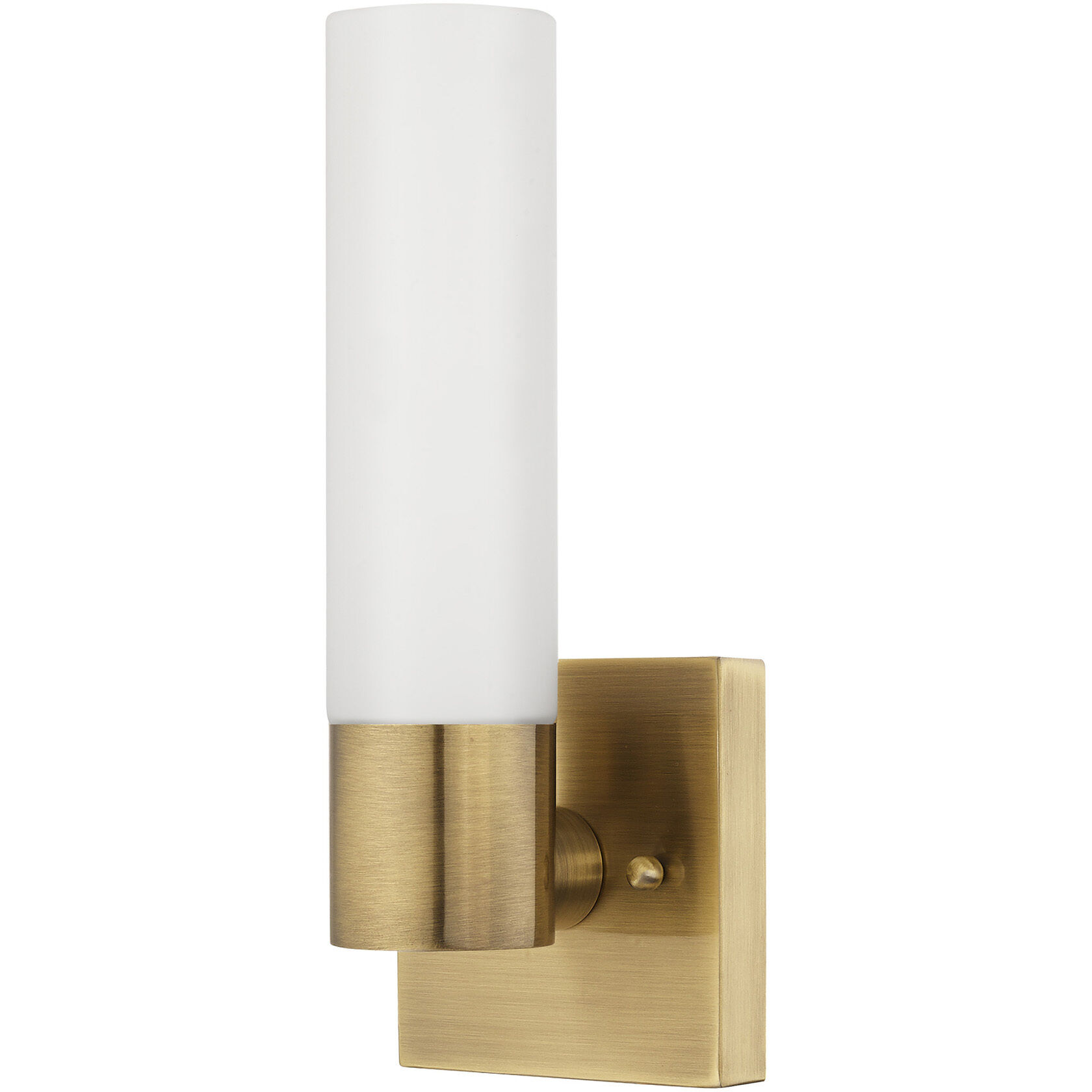Aero ADA Wall Sconce Wall Light in Antique Brass