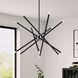 Soho 12 Light 36 inch Black Chandelier Ceiling Light