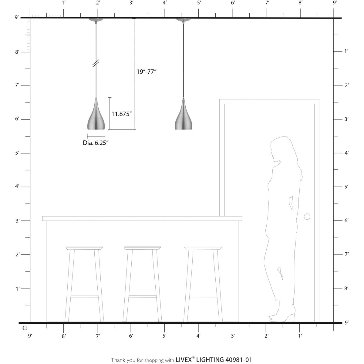 Amador 1 Light 6 inch Antique Brass Pendant Ceiling Light