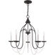 Alessia 5 Light 24 inch Black Chandelier Ceiling Light
