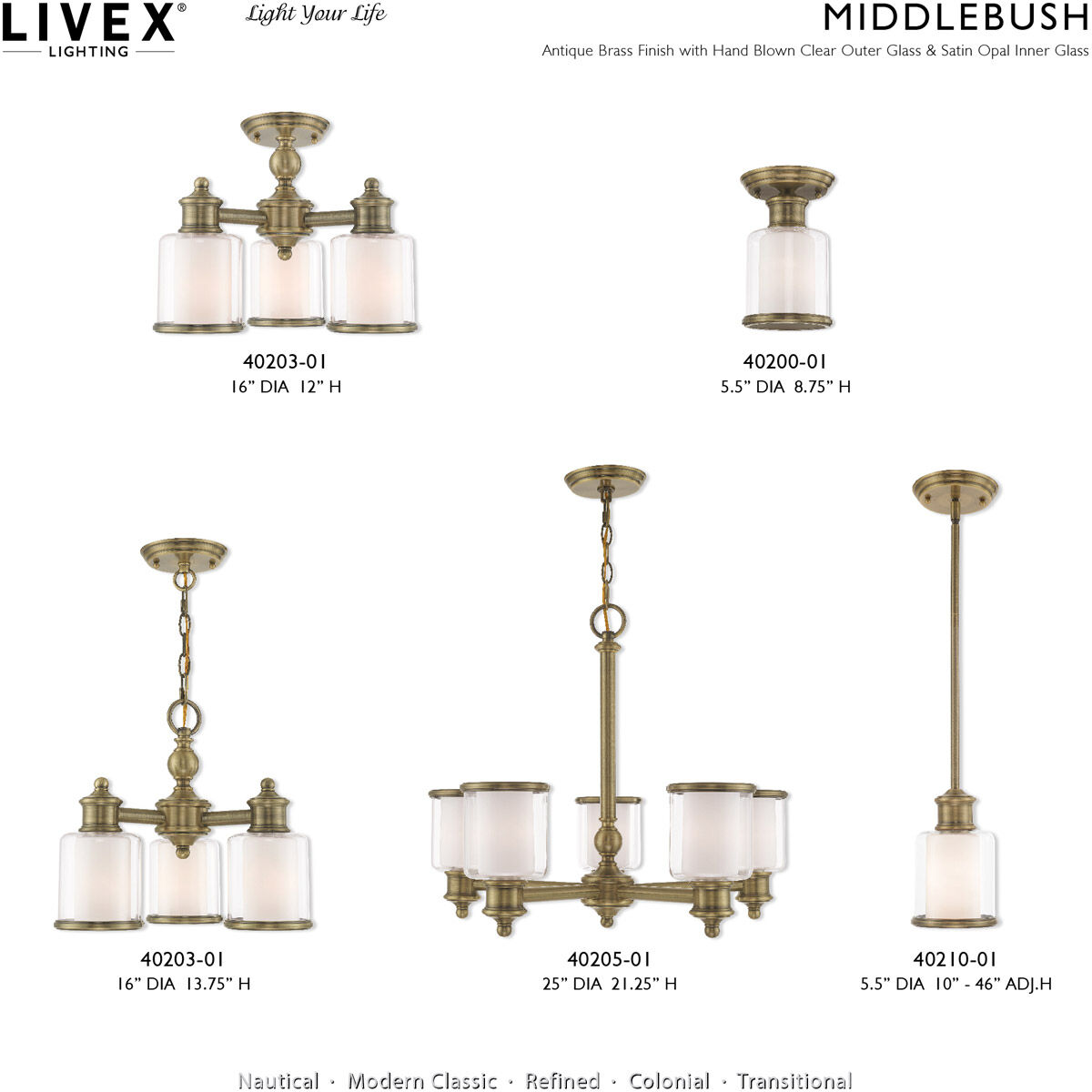 Middlebush 5 Light 25 inch Antique Brass Chandelier Ceiling Light