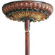 Villa Verona 1 Light 6.5 inch Verona Bronze with Aged Gold Leaf Accents Mini Pendant Ceiling Light