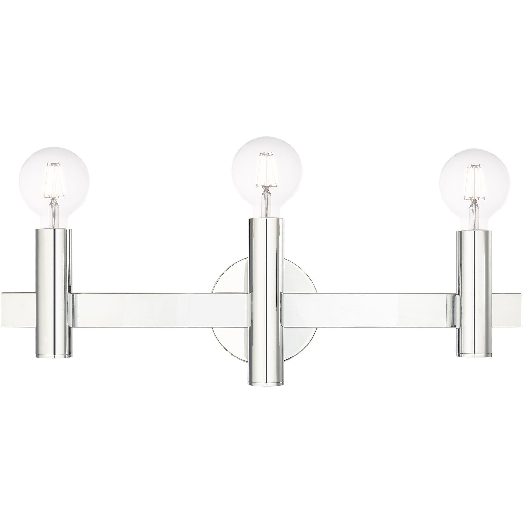Helsinki 3 Light 24 inch Polished Chrome Vanity Sconce Wall Light