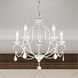 Chesterfield 5 Light 22 inch Antique White Chandelier Ceiling Light