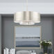Madison 6 Light 24 inch Brushed Nickel Pendant Chandelier Ceiling Light