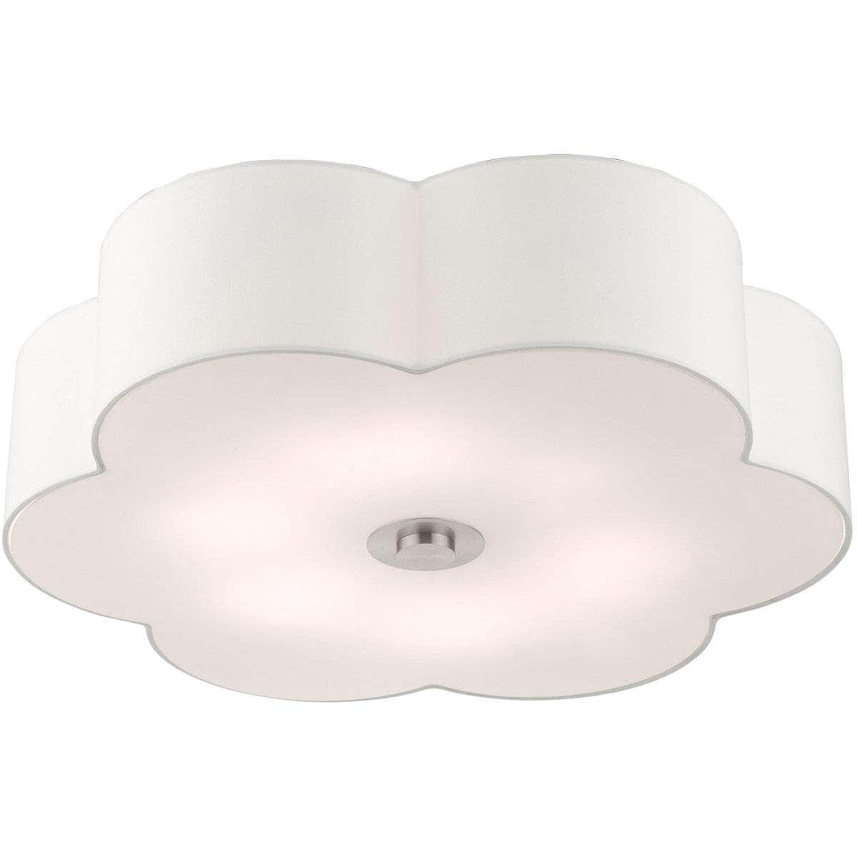 Chelsea 6 Light 28 inch Brushed Nickel Semi Flush Ceiling Light