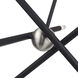 Soho 6 Light 20 inch Black Chandelier Ceiling Light