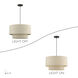 Bellingham 3 Light 20 inch Bronze Pendant Ceiling Light