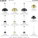 Domma 1 Light 8 inch Black with Brushed Nickel Accents Mini Pendant Ceiling Light