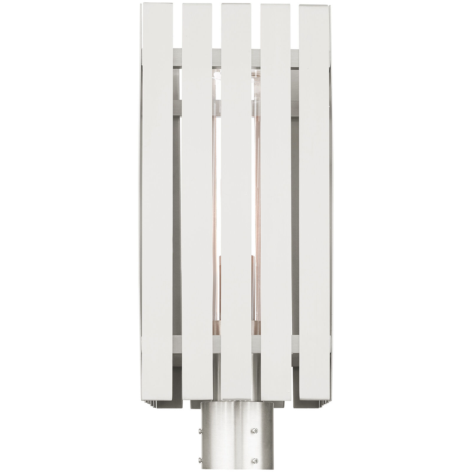 Greenwich 1 Light 20 inch Brushed Nickel Outdoor Post Top Lantern