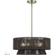 Florell 4 Light 20 inch Antique Brass Pendant Chandelier Ceiling Light