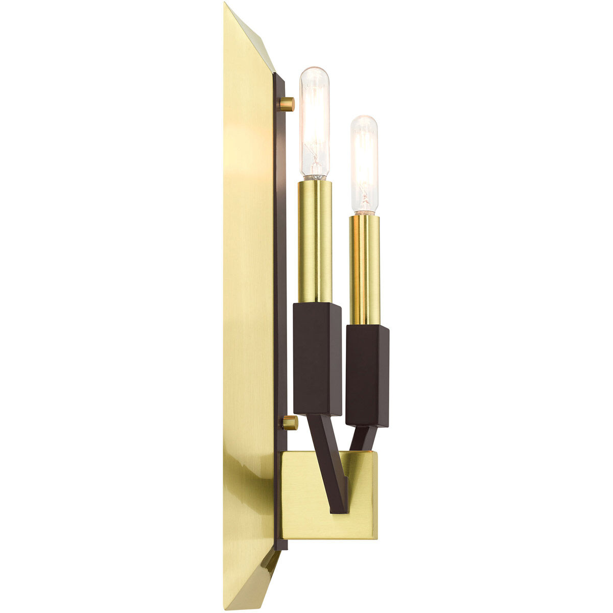 Beckett 2 Light 8 inch Satin Brass ADA ADA Double Sconce Wall Light
