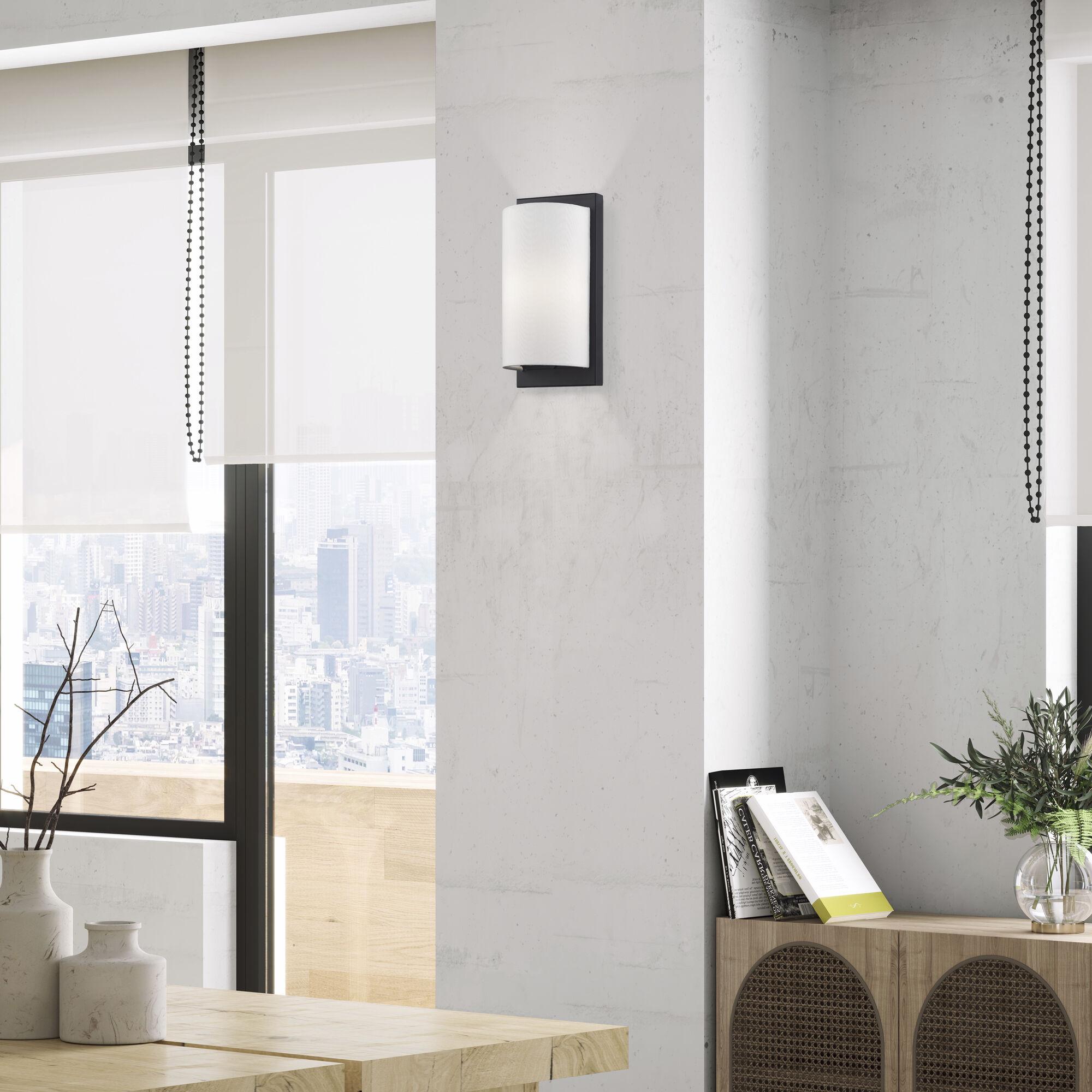 Brenton 1 Light 6 inch Black ADA Wall Sconce Wall Light