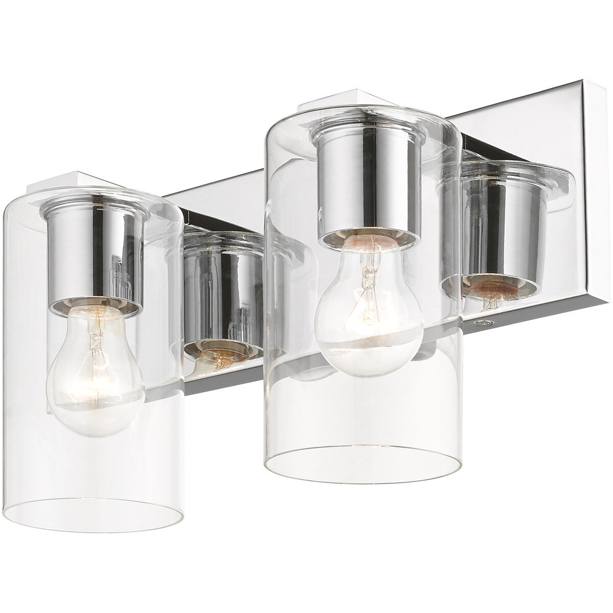 Zurich 2 Light 15 inch Polished Chrome Vanity Sconce Wall Light