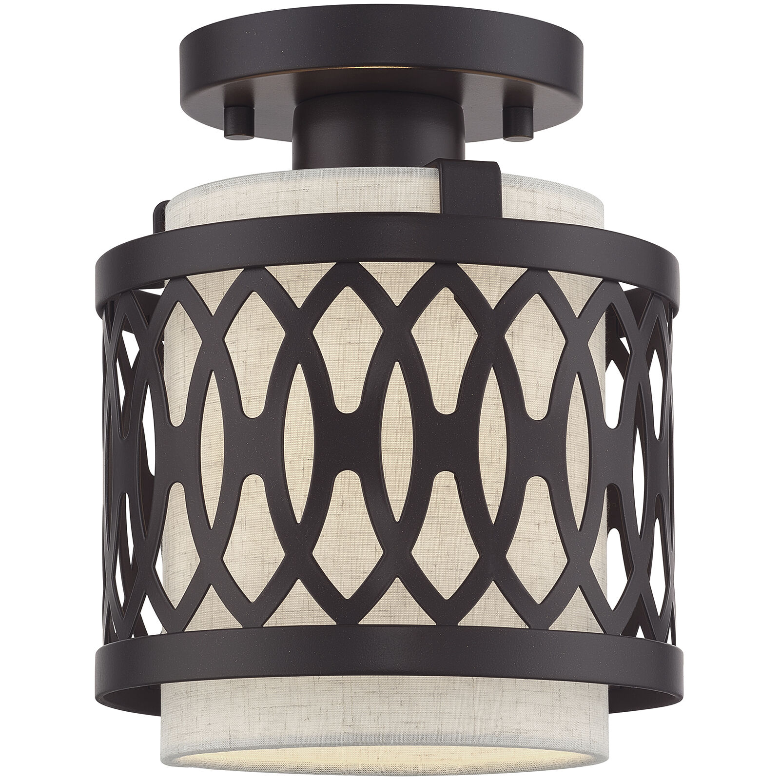 Vistaview 1 Light 7.25 inch Semi-Flush Mount