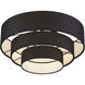Bainbridge 4 Light 21 inch Black Semi Flush Mount Ceiling Light, Extra Large