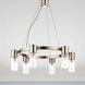Midtown 6 Light 23 inch Brushed Nickel Chandelier Ceiling Light
