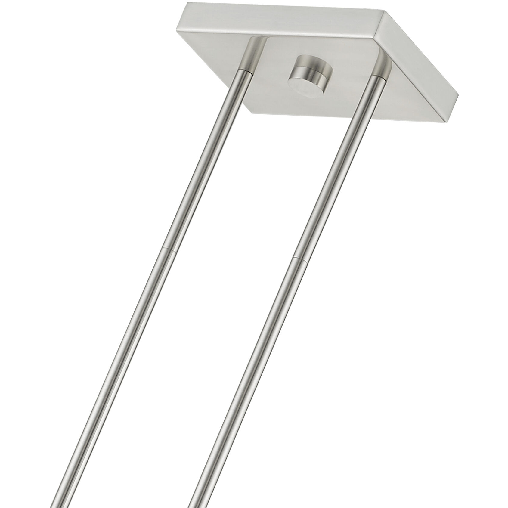 Carson 3 Light 30 inch Brushed Nickel Linear Chandelier Ceiling Light