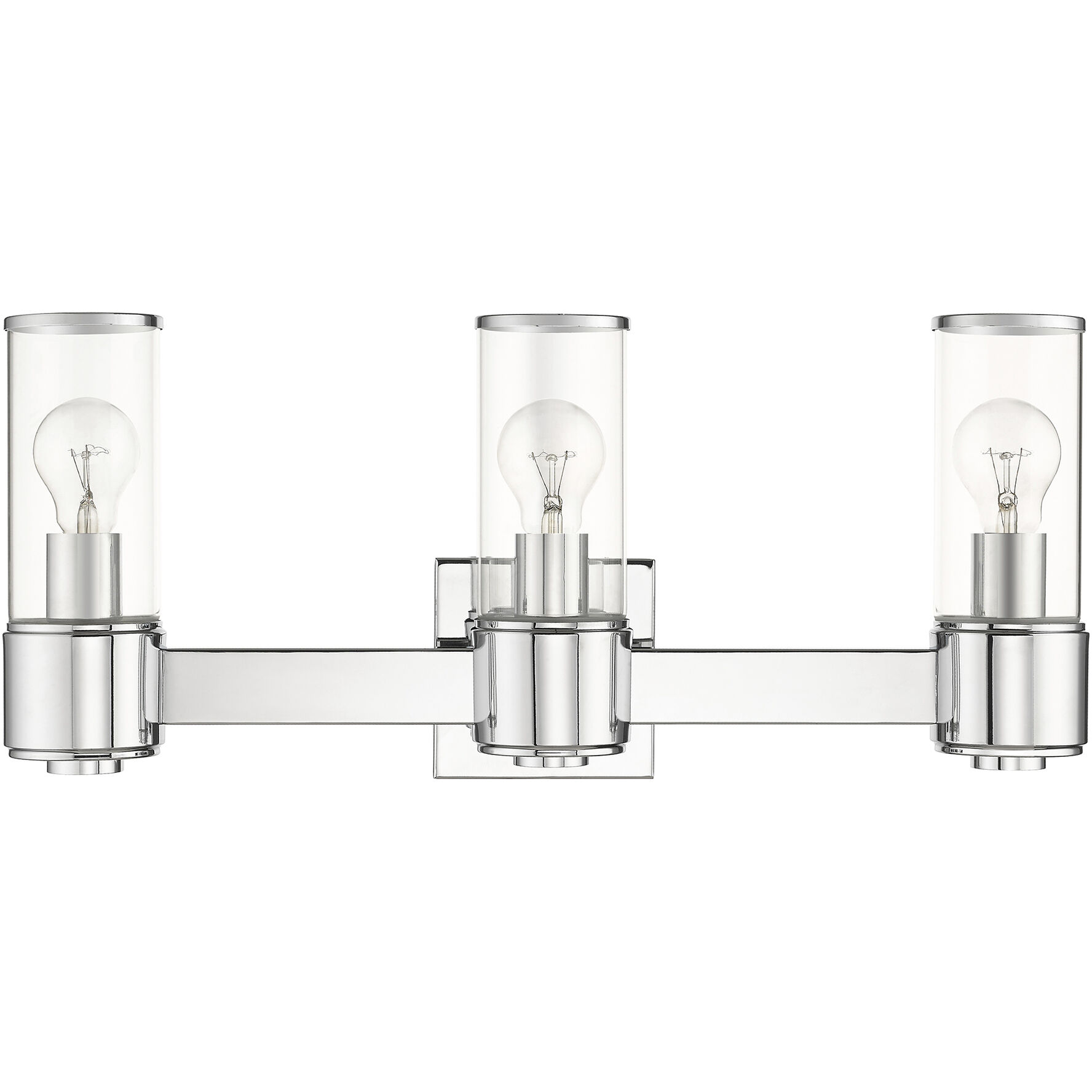 Quincy 3 Light 22.5 inch Polished Chrome Vanity Wall Sconce Wall Light