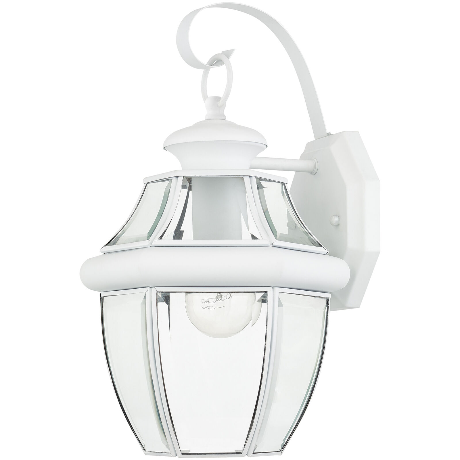 Monterey 1 Light 13 inch White Outdoor Wall Lantern