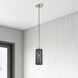 Twinewell 1 Light 5.13 inch Brushed Nickel Mini Pendant Ceiling Light