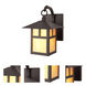 Montclair Mission 1 Light 10.75 inch Bronze Small Outdoor Wall Lantern