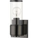Quincy 1 Light 4.75 inch Black Chrome ADA Wall Sconce Wall Light