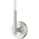 Copenhagen 1 Light 5.13 inch Brushed Nickel ADA Wall Sconce Wall Light, Single