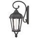 Morgan 2 Light 24 inch Textured Black Outdoor Wall Lantern