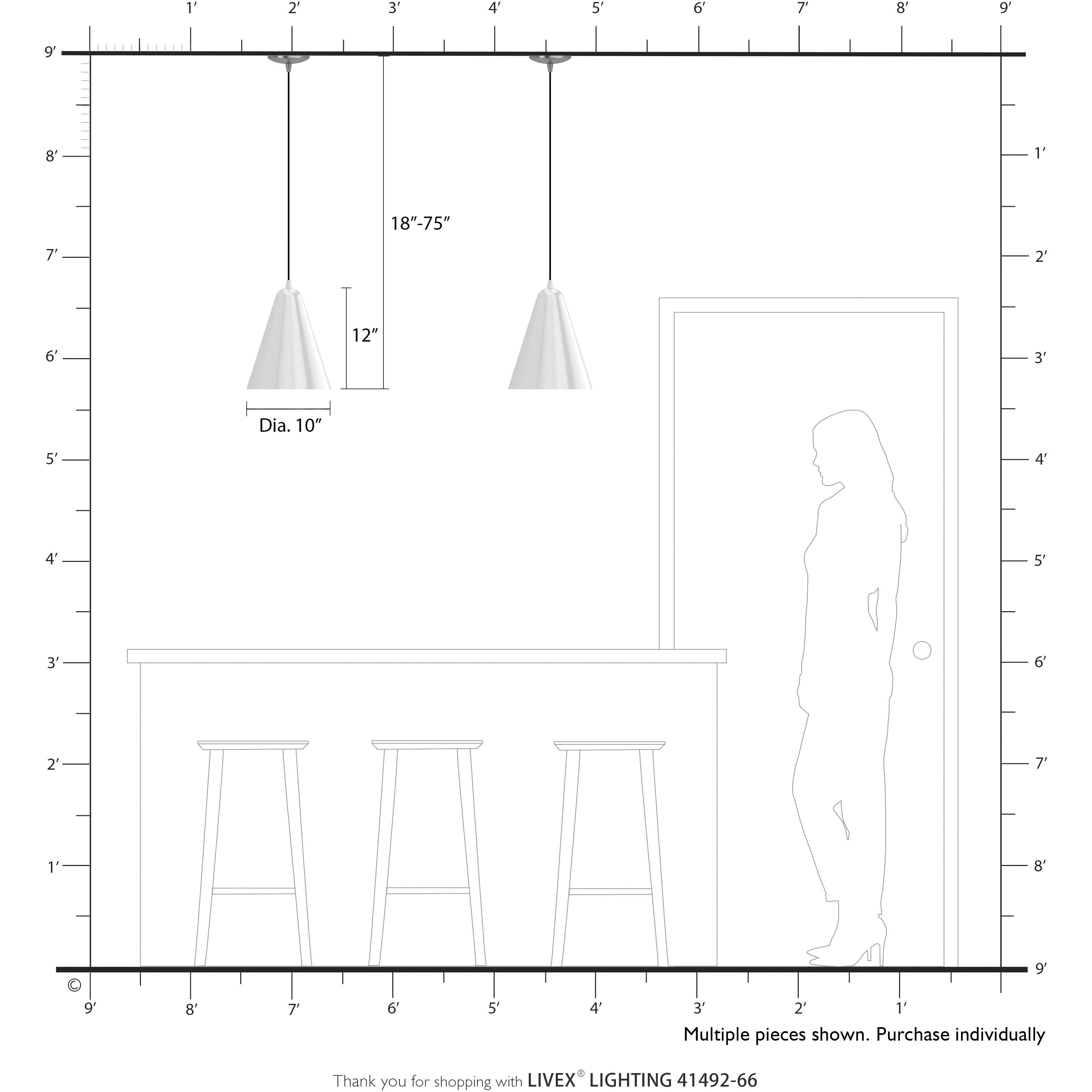 Dulce 1 Light 10 inch Brushed Aluminum with Polished Chrome Accents Pendant Ceiling Light