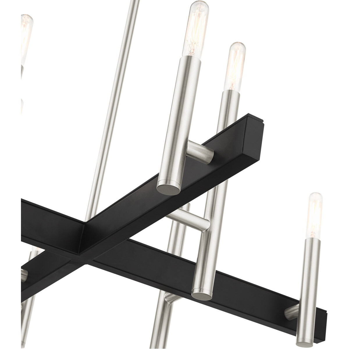 Denmark 8 Light 28 inch Brushed Nickel Chandelier Ceiling Light