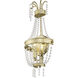 Valentina 1 Light 8 inch Hand Applied Winter Gold ADA Wall Sconce Wall Light