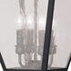 Amwell 4 Light 27.5 inch Black Outdoor Post Top Lantern