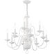 Williamsburg 12 Light 26 inch White Chandelier Ceiling Light