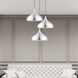 Allison 1 Light 16 inch Brushed Aluminum Mini Pendant Ceiling Light