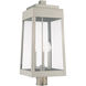 Oslo 3 Light 25 inch Brushed Nickel Outdoor Post Top Lantern