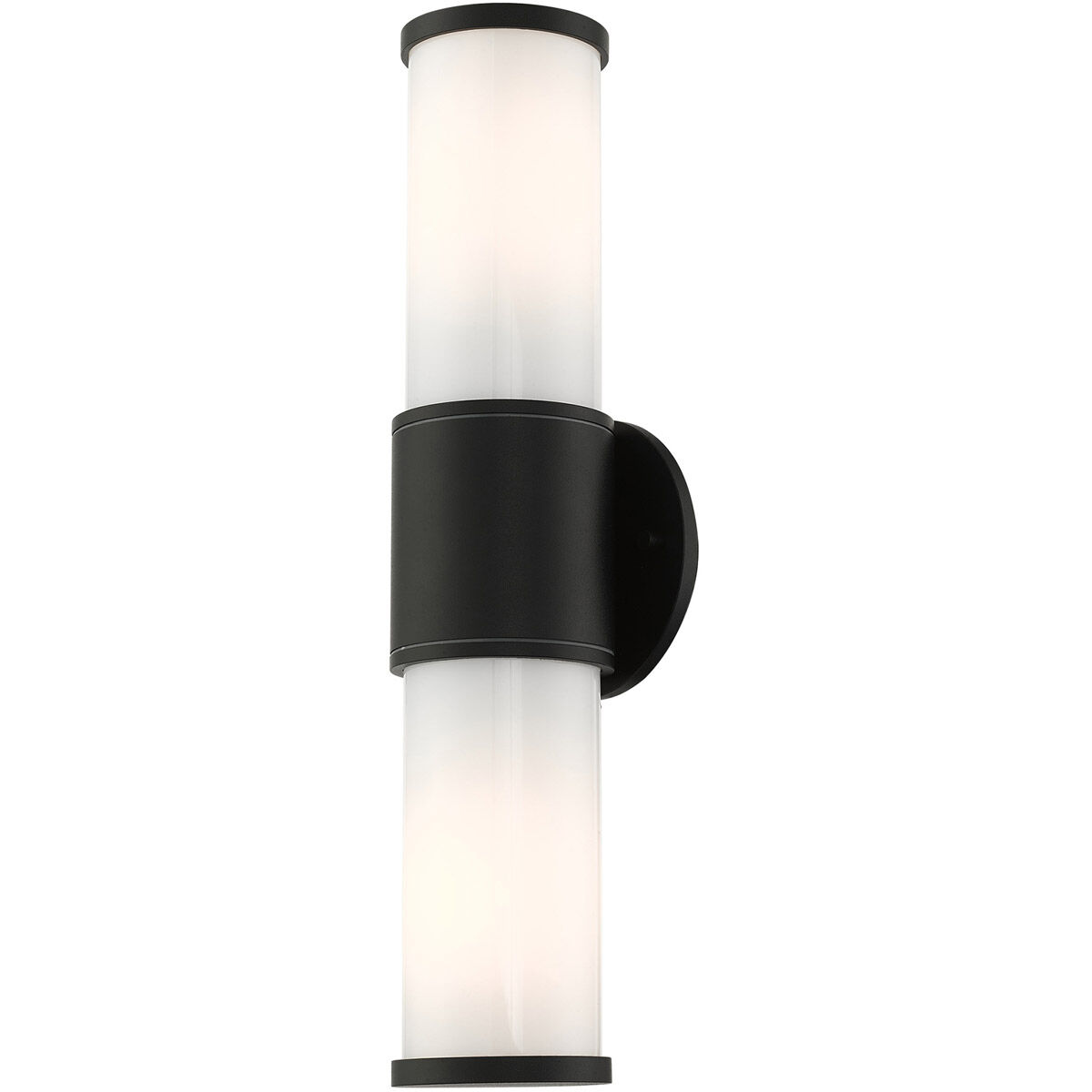 Landsdale 2 Light 5 inch Textured Black Outdoor ADA Wall Lantern