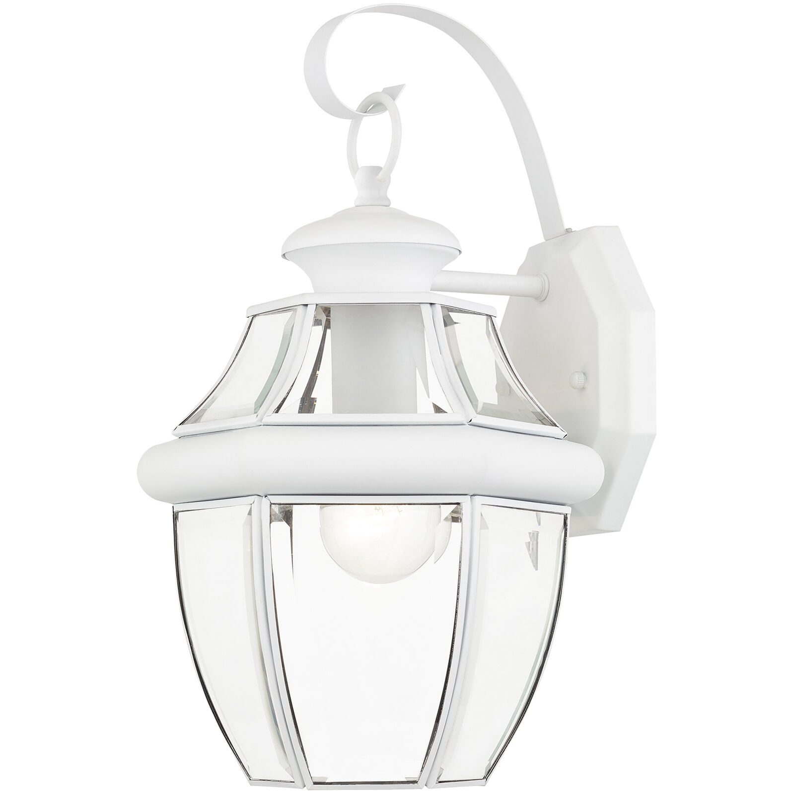 Monterey 1 Light 13 inch White Outdoor Wall Lantern