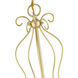 Katarina 5 Light 23 inch Soft Gold Chandelier Ceiling Light