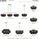 Florell 3 Light 15 inch Antique Brass Large Semi-Flush Ceiling Light, Large