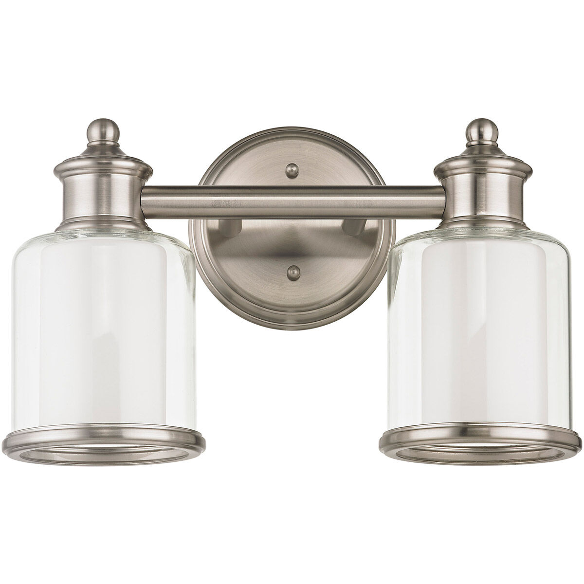 Middlebush 2 Light 15 inch Brushed Nickel Bath Vanity Wall Light