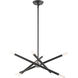 Soho 8 Light 20 inch Scandinavian Gray Chandelier Ceiling Light 
